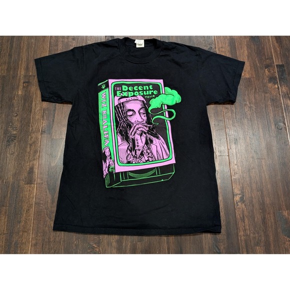 Other - Wiz Khalifa Decent Exposure Tour‎ Shirt Adult M Rap Hip Hop Concert Tee Black